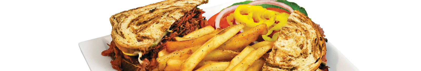 Rueben Sandwich with Fries