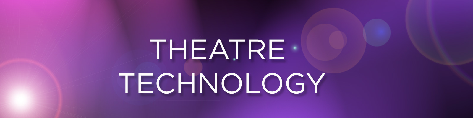 Theatre Technology Header